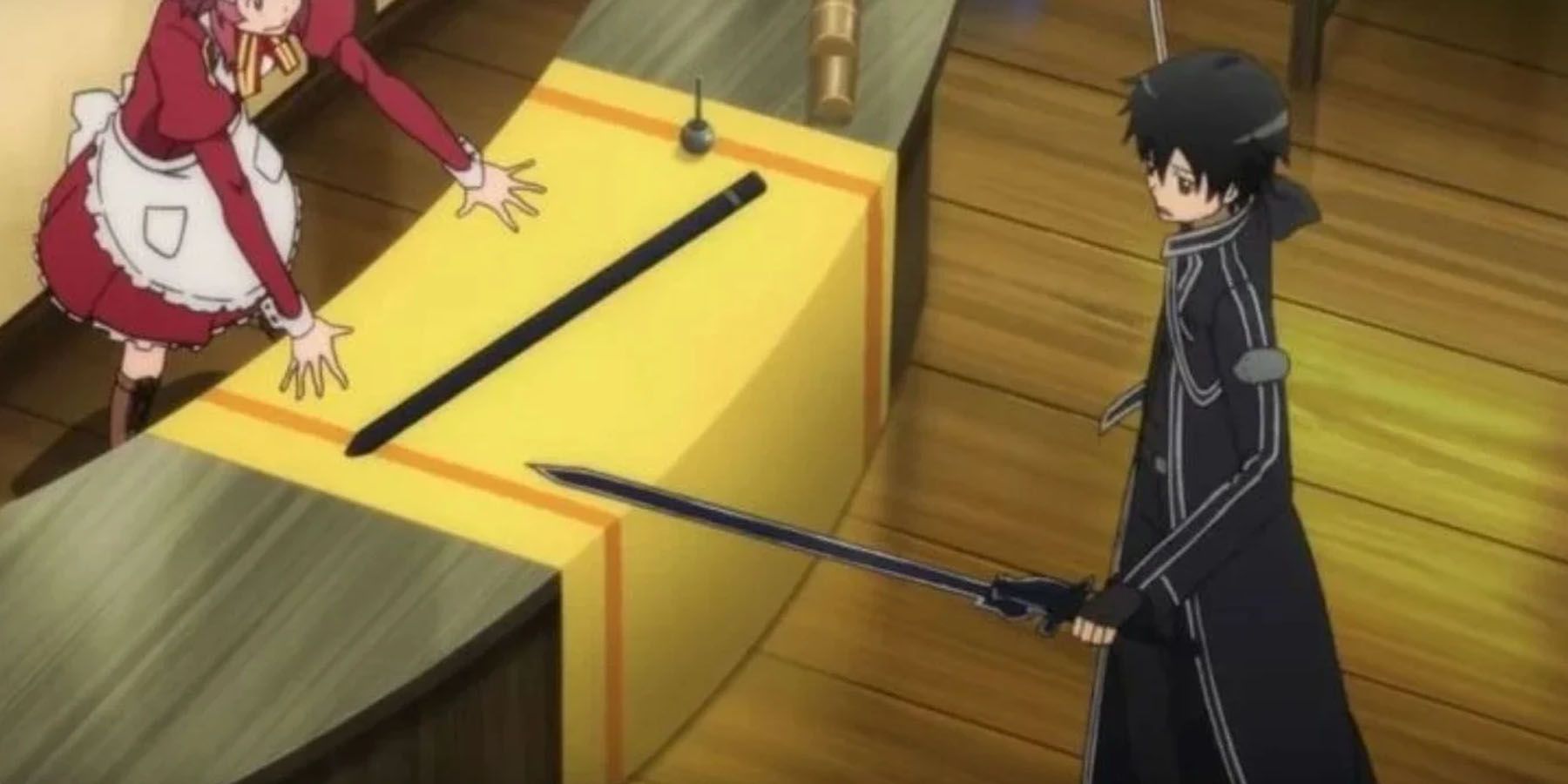 Kirito with his Sword