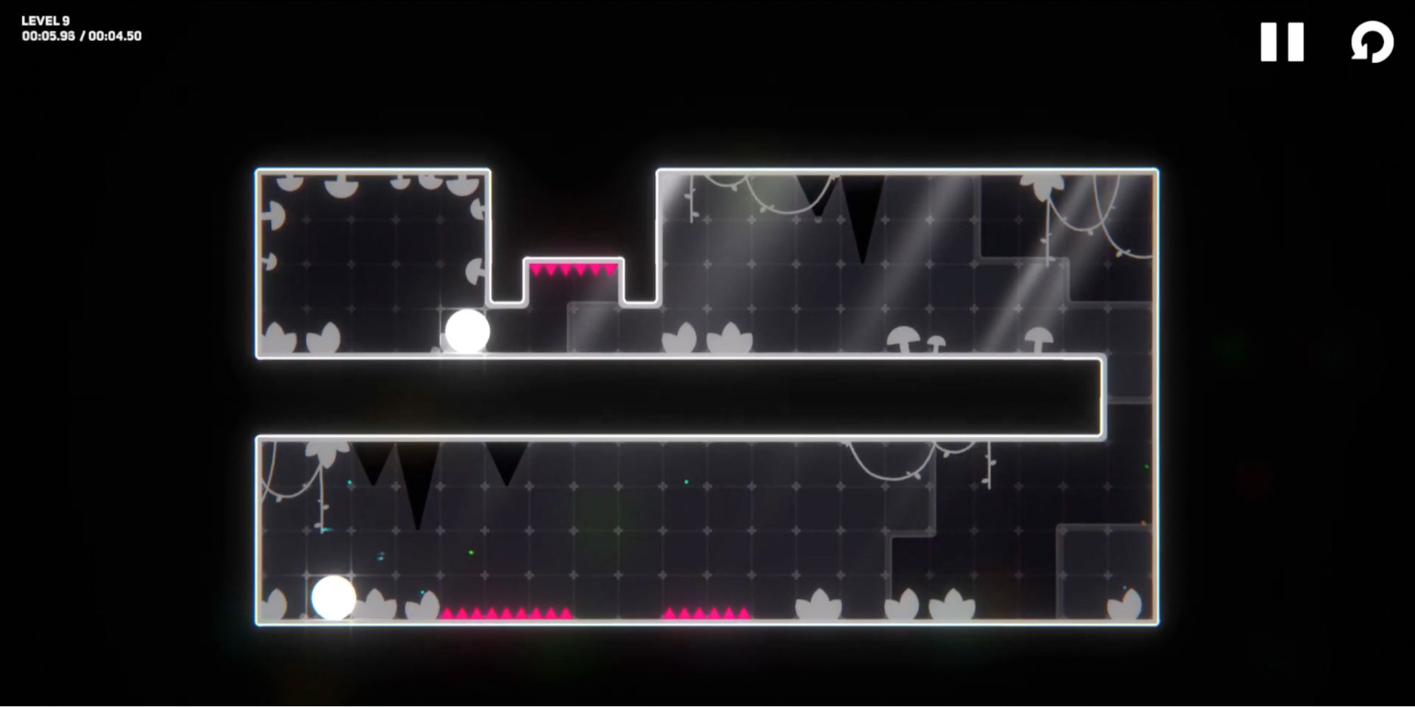 Kombinera - Следите за верхними панелями - Игрок двигается осторожно, чтобы не попасть под гвозди.