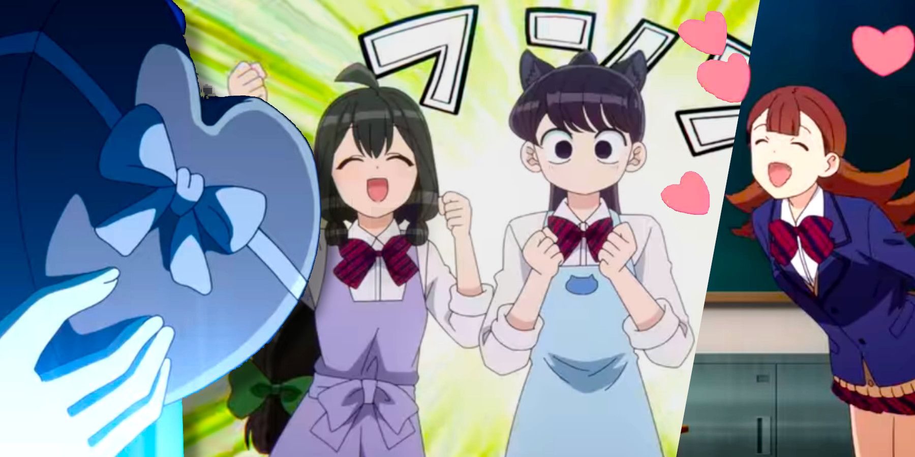 Komi Can't Communicate Season 2 Episode 10 Komi, Kaede and Ren Yamai Valentines Day