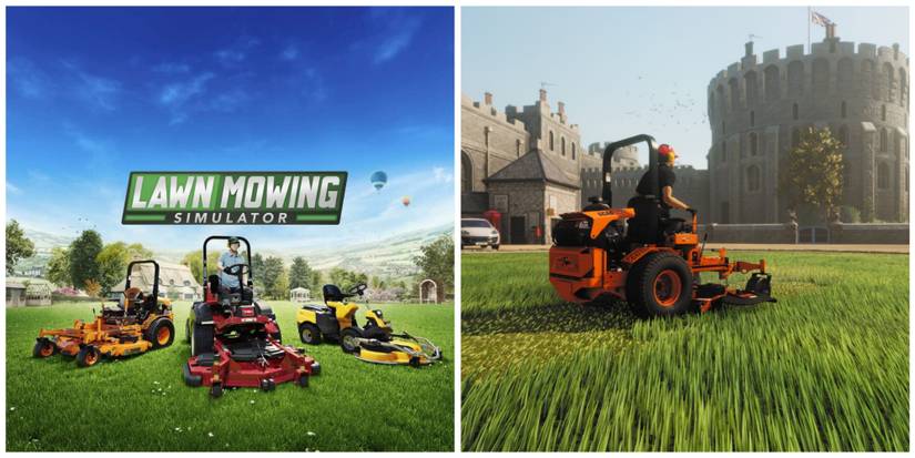 Lawn Mower Simulator Cover & Lawn Mower Simulator Gameplay 