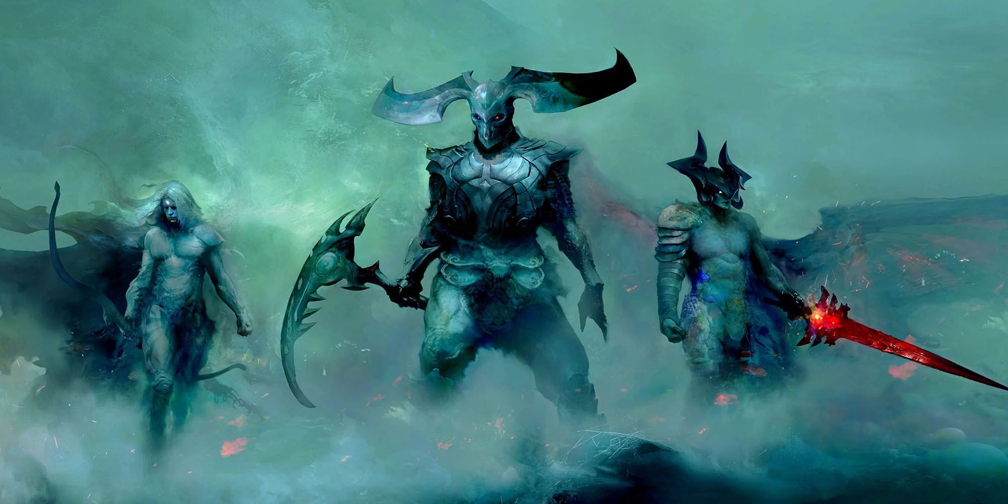 League Of Legends - IMage Of 3 Main Darkin In Their Prime
