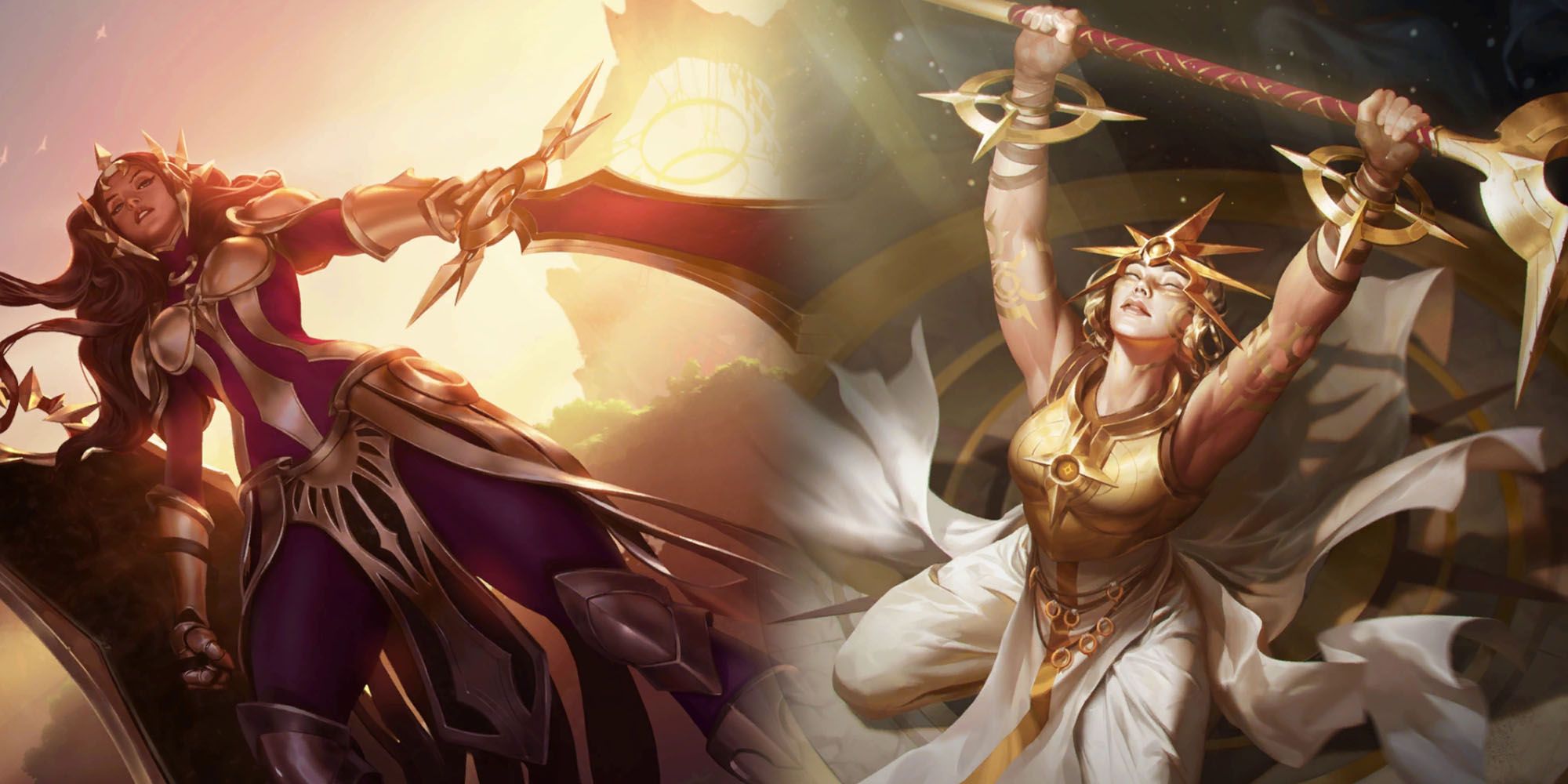 League Of Legends - Leona Side By Side With A Solari Zealot Priestess