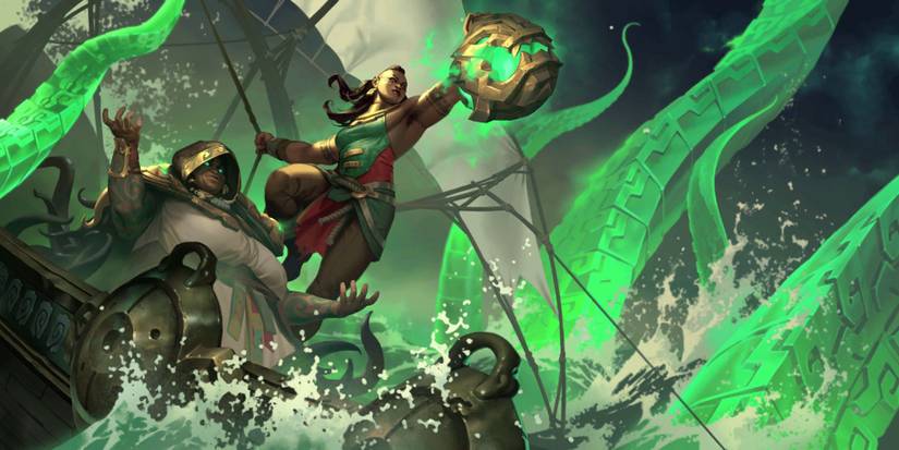 Legends Of Runeterra - Path Of Champions - Illaoi Champion Card Splash Art