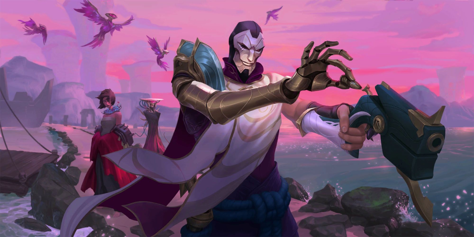 Legends Of Runeterra - Path Of Champions - Jhin Champion Card Splash Art