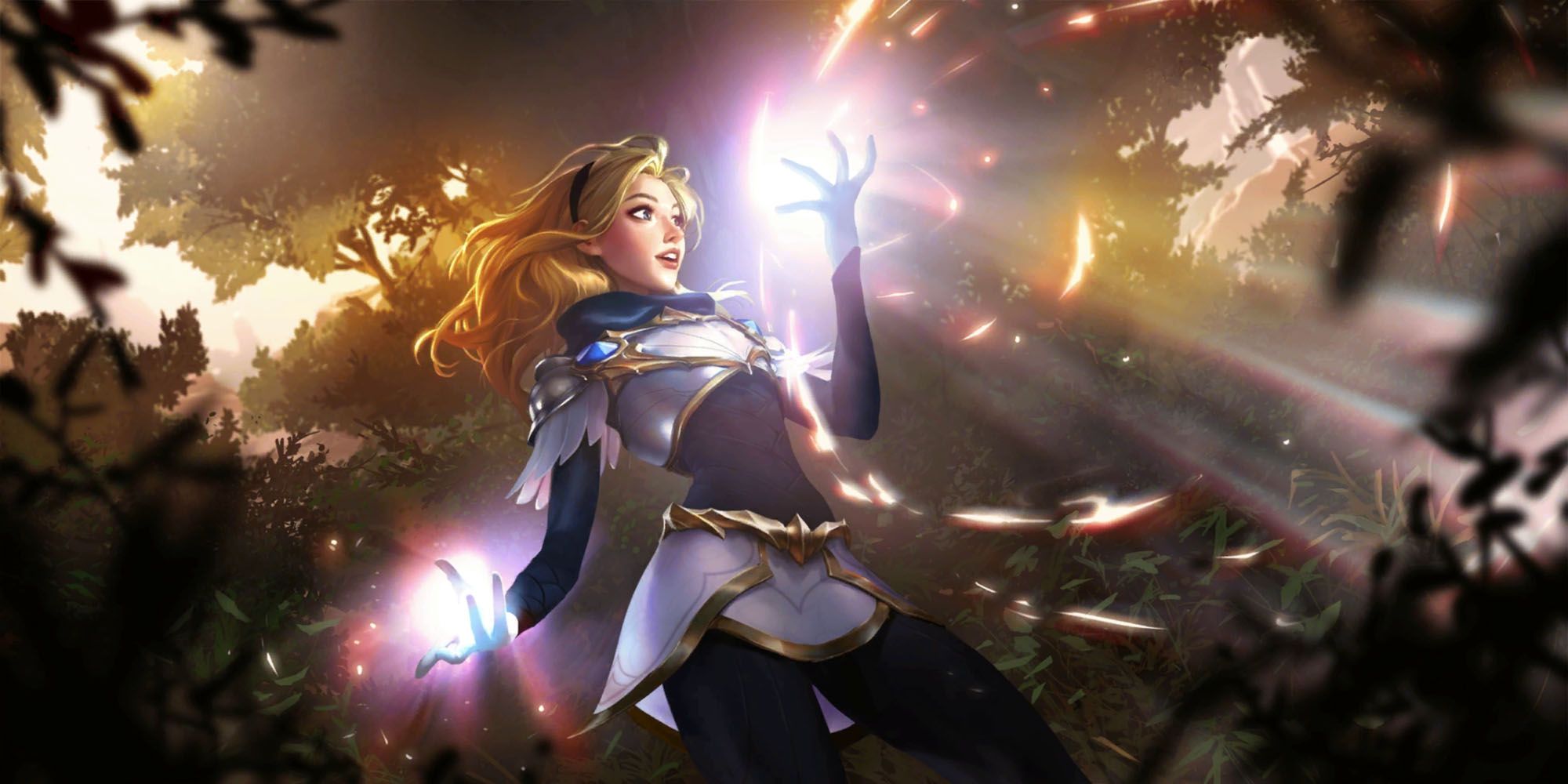 Legends Of Runeterra - Path Of Champions - Lux Champion Card Splash Art