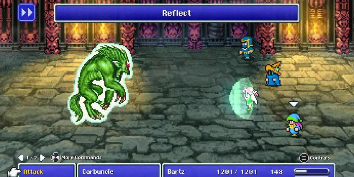 Lenna using Reflect from FFV Pixel Remaster