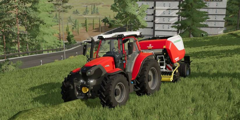 Linder Lintrac 130 Fs 22 on the farm