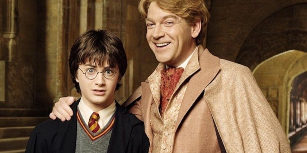 Gilderoy Lockhart and Harry Potter from Chamber of Secrets