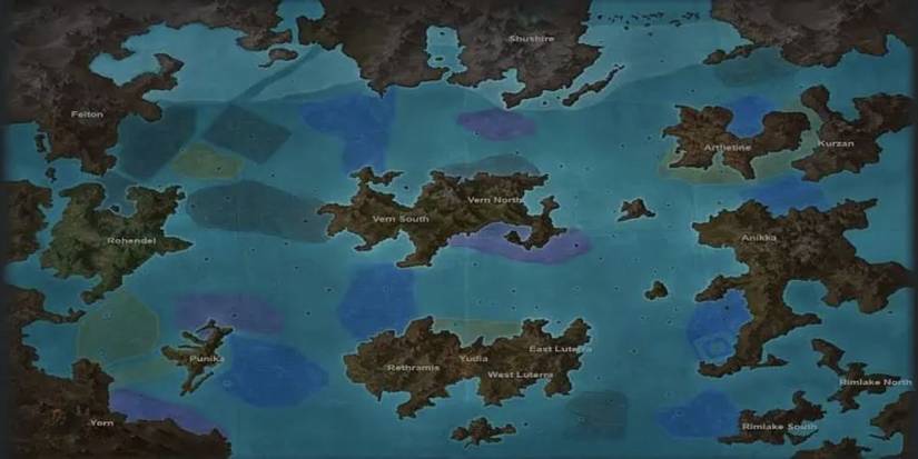 Lost Ark - Continental Map