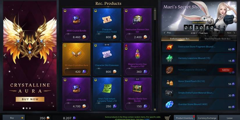 Lost Ark - Looking At Mari's Shop
