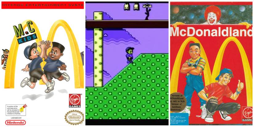 M.C Kids Box Art, M.C. Kids Gameplay, McDonaldland Box Art