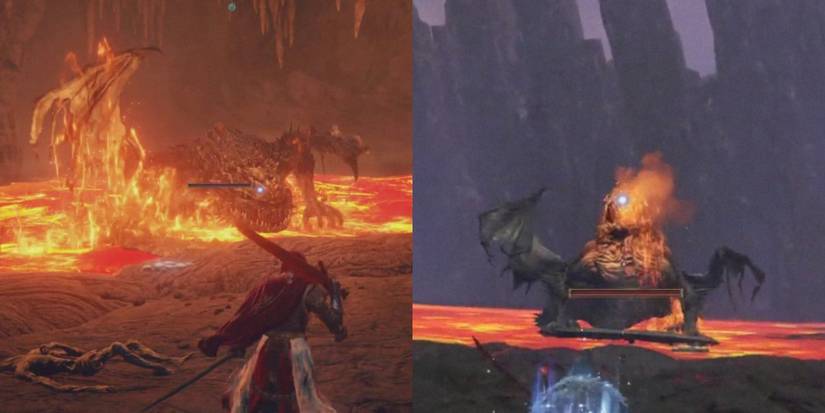 Magma Wyrm in elden ring