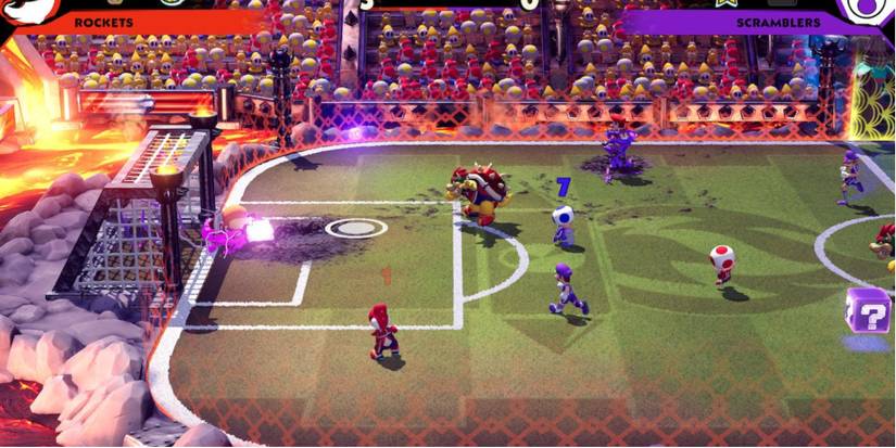 Mario Strikers question block colors are important