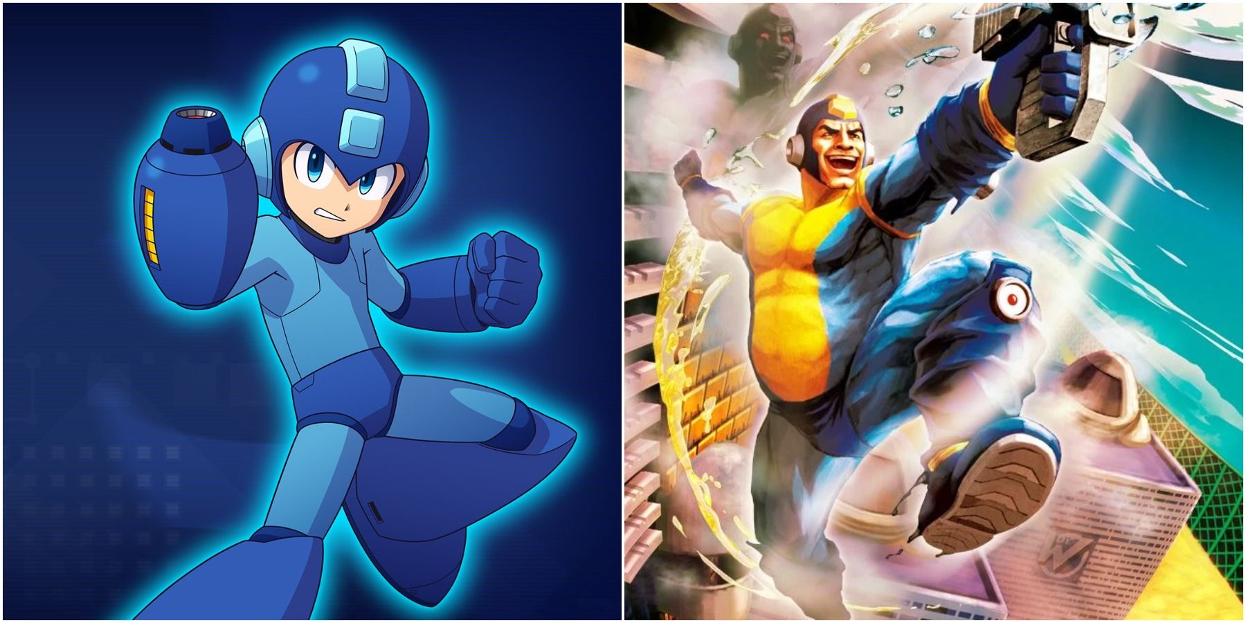 Mega Man in Mega Man 11 and Street Fighter X Tekken