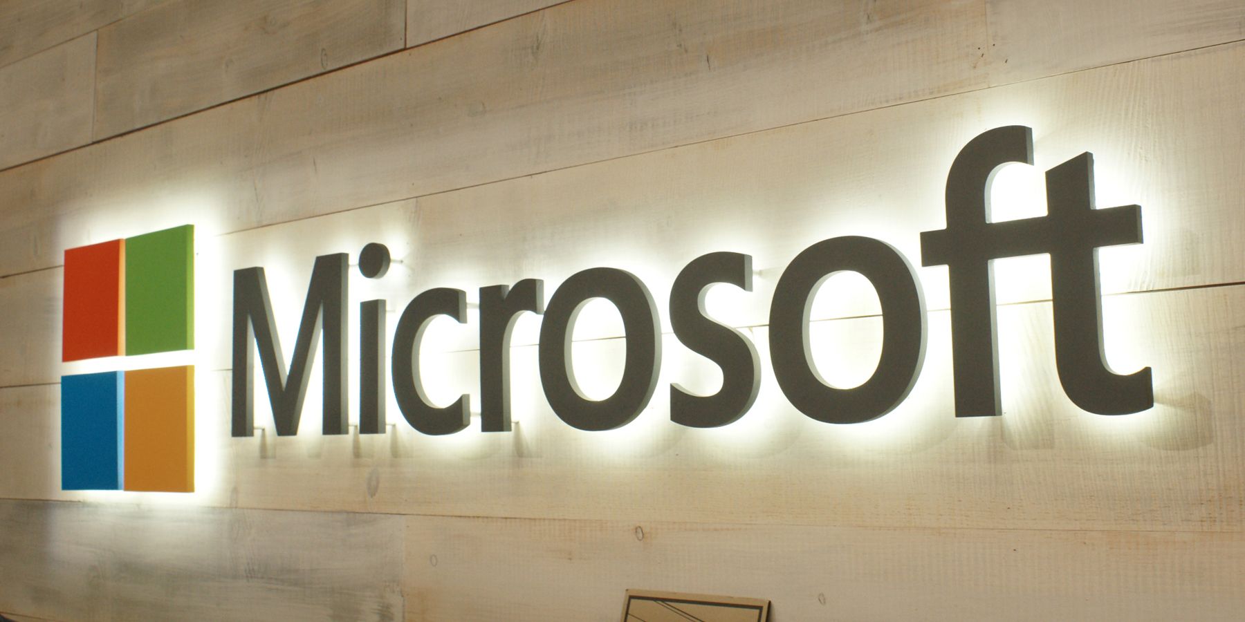 Microsoft sign