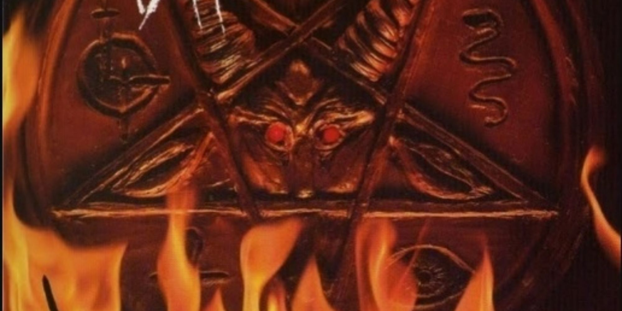 A Baphomet on the cover of Midnight Offerings