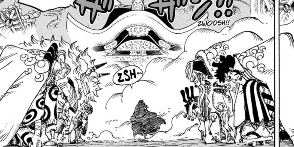 Momonosuke and Nine Red Scabbards One Piece 1052