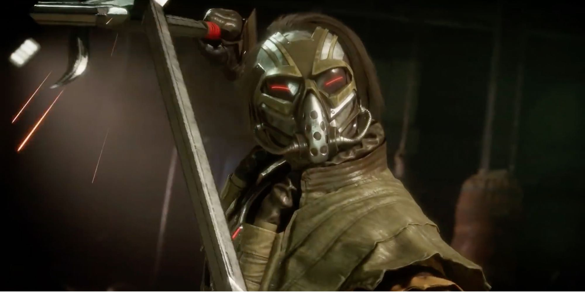 Mortal Kombat 11 - Kabal - Player unleashes a combination of attacks on his opponent