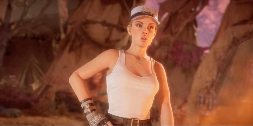 Mortal Kombat 11 - Sonya Blade - Player intimidates enemy with her stare 