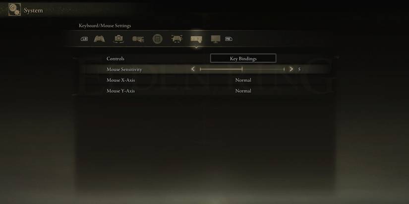 Mouse sensitivity in Elden Ring