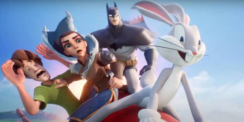 Shaggy Rogers, Arya Stark, Batman, and Bugs Bunny in a MultiVersus trailer