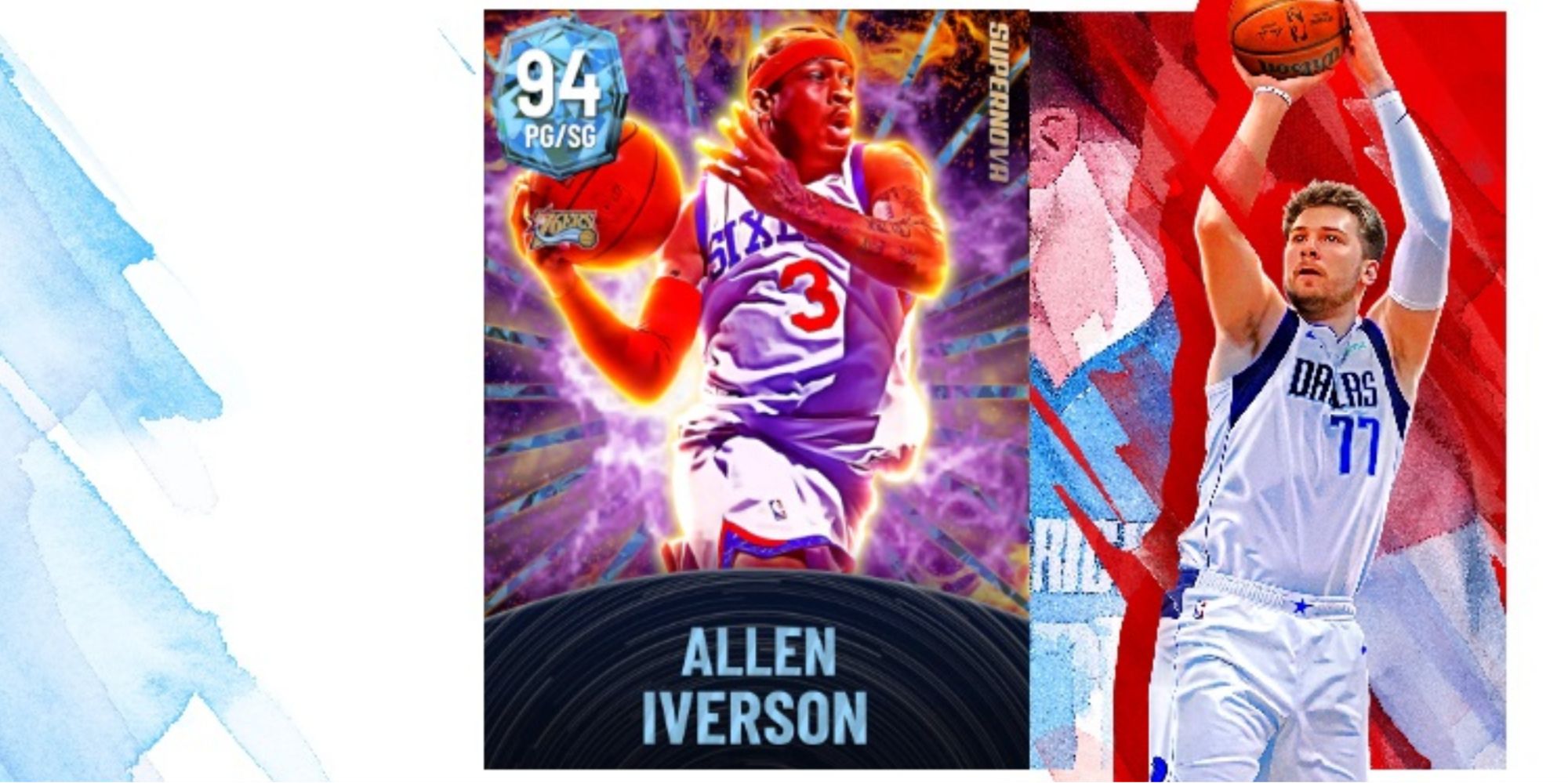 NBA 2K22 Allen Iverson Diamond Player Card