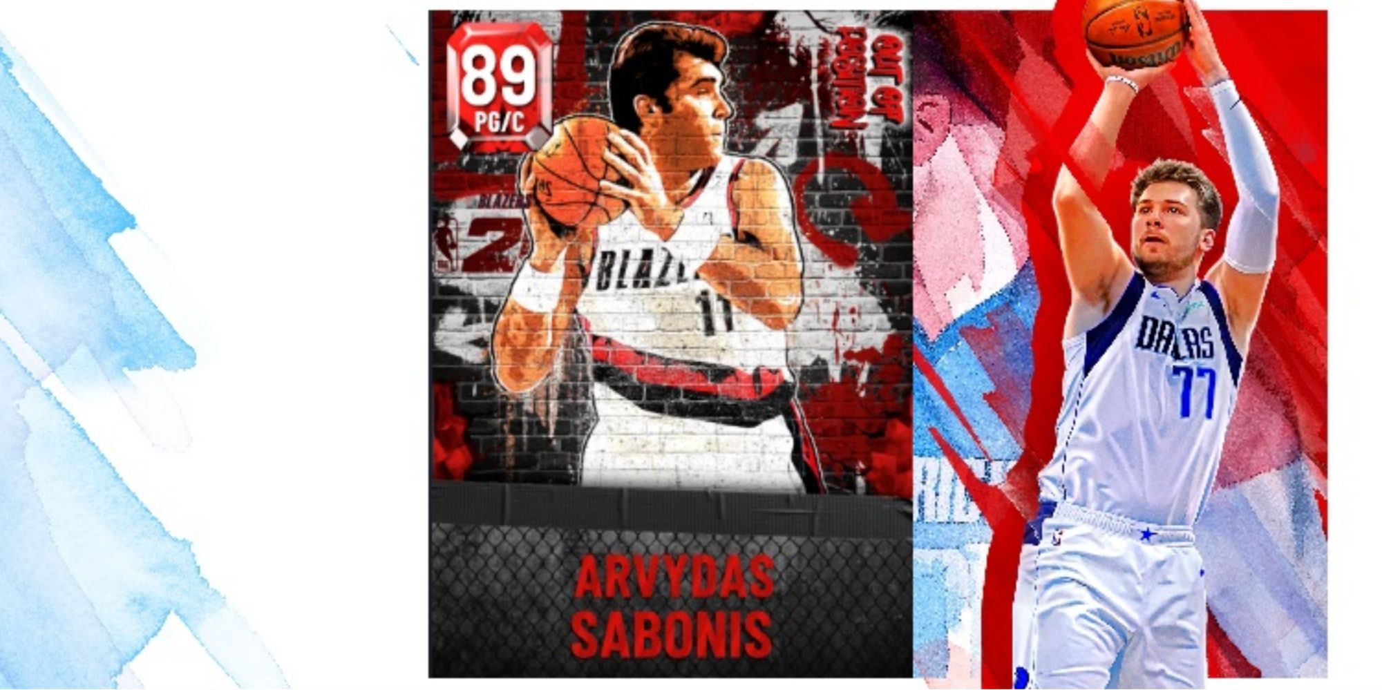 NBA 2K22 Arvydas Sabonis Ruby Player Card