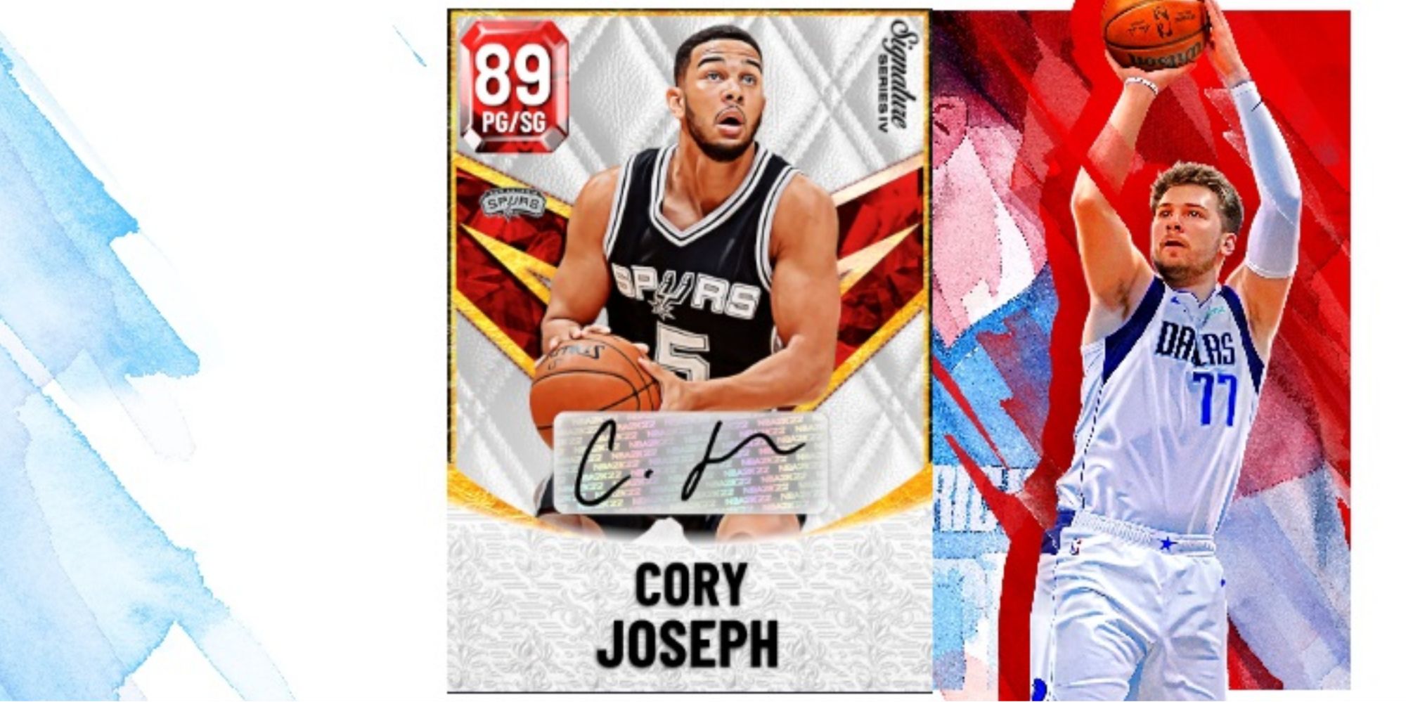 NBA 2K22 Cory Joseph Ruby Player Card
