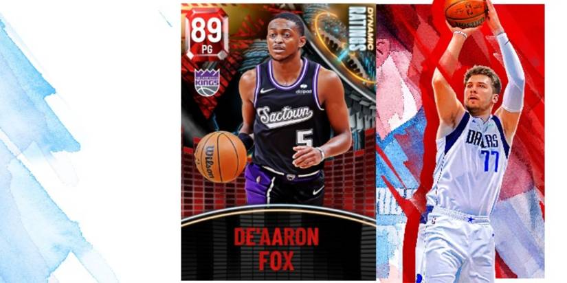 NBA 2K22 De'Aaron Fox Ruby Player Card