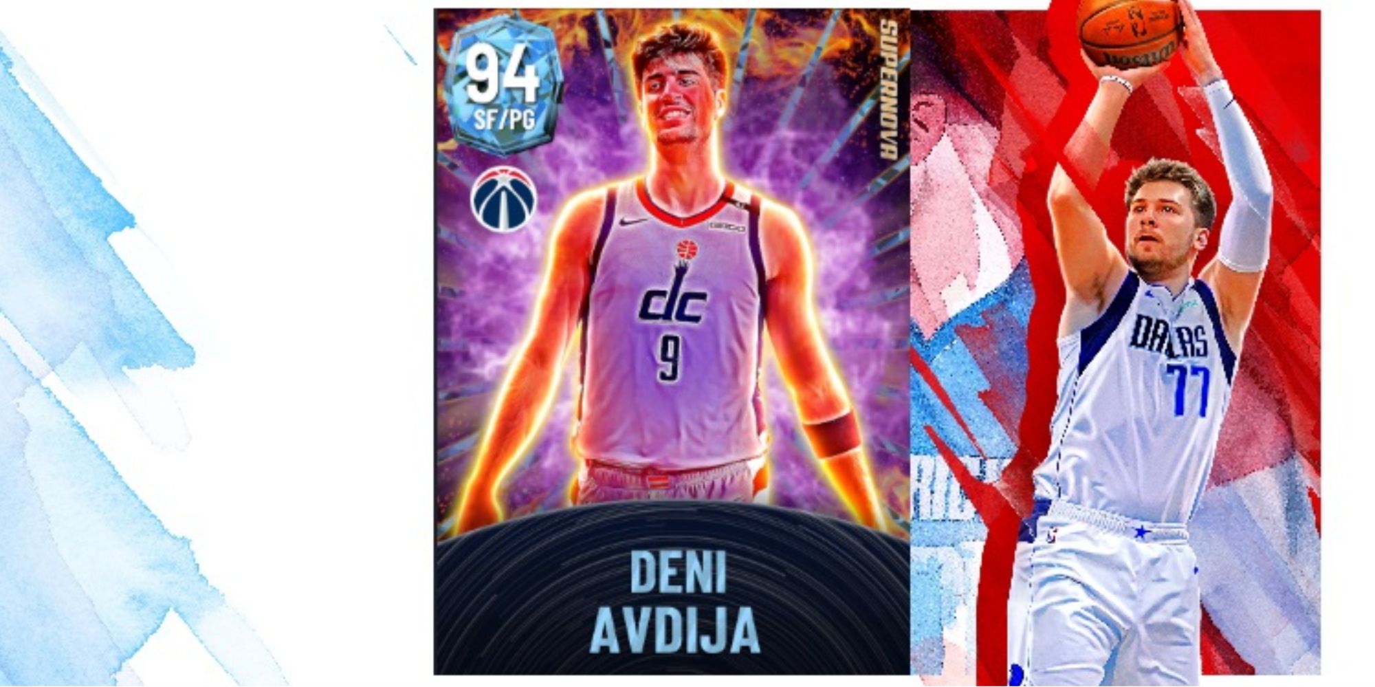 NBA 2K22 Deni Avdija Diamond Player Card