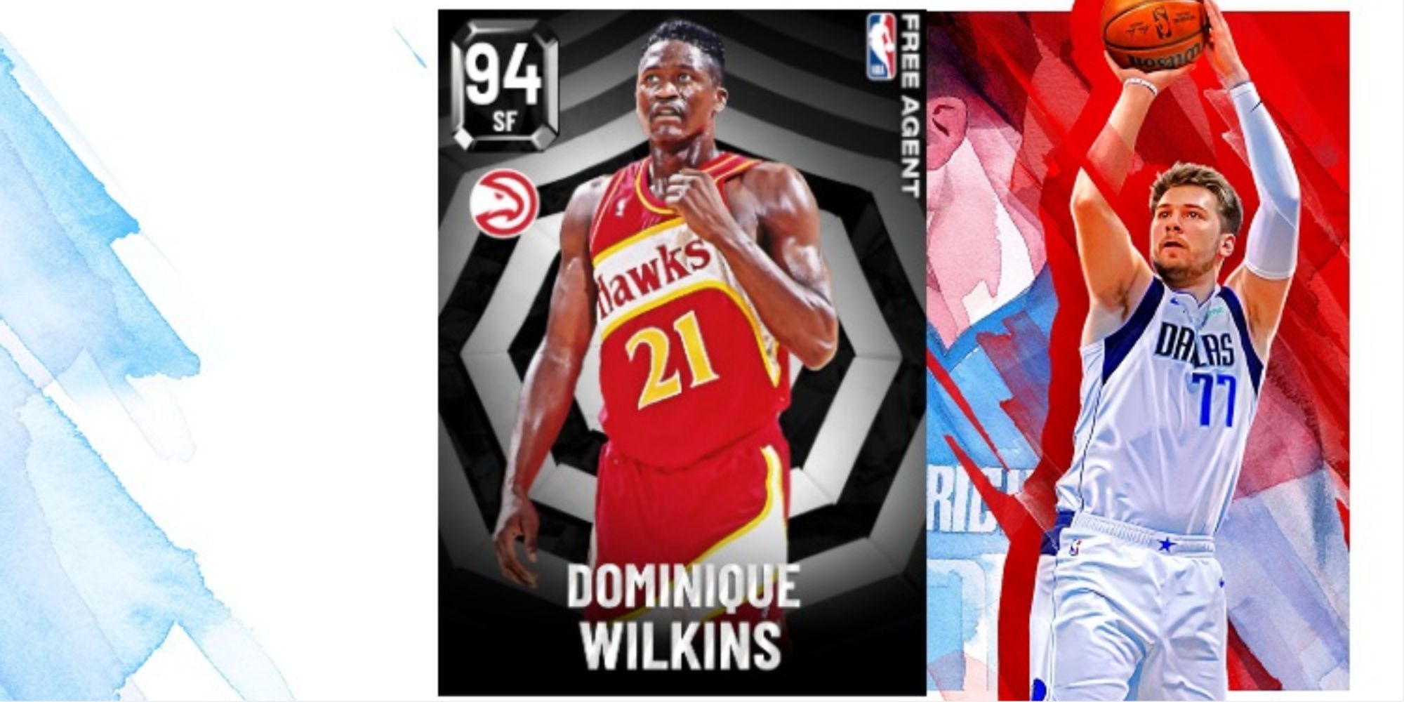 NBA 2K22 Dominique Wilkins Free Agent Card
