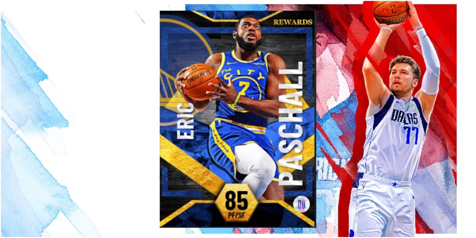 NBA 2K22 Eric Paschall Sapphire Card