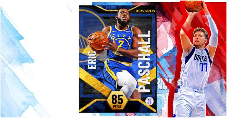 NBA 2K22 Eric Paschall Sapphire Card