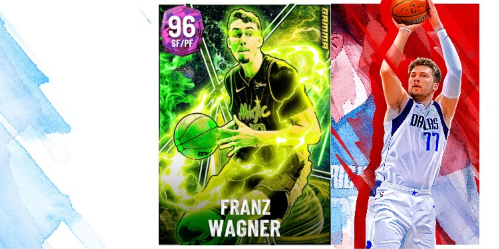 NBA 2K22 Franz Wagner Pink Diamond Player Cards