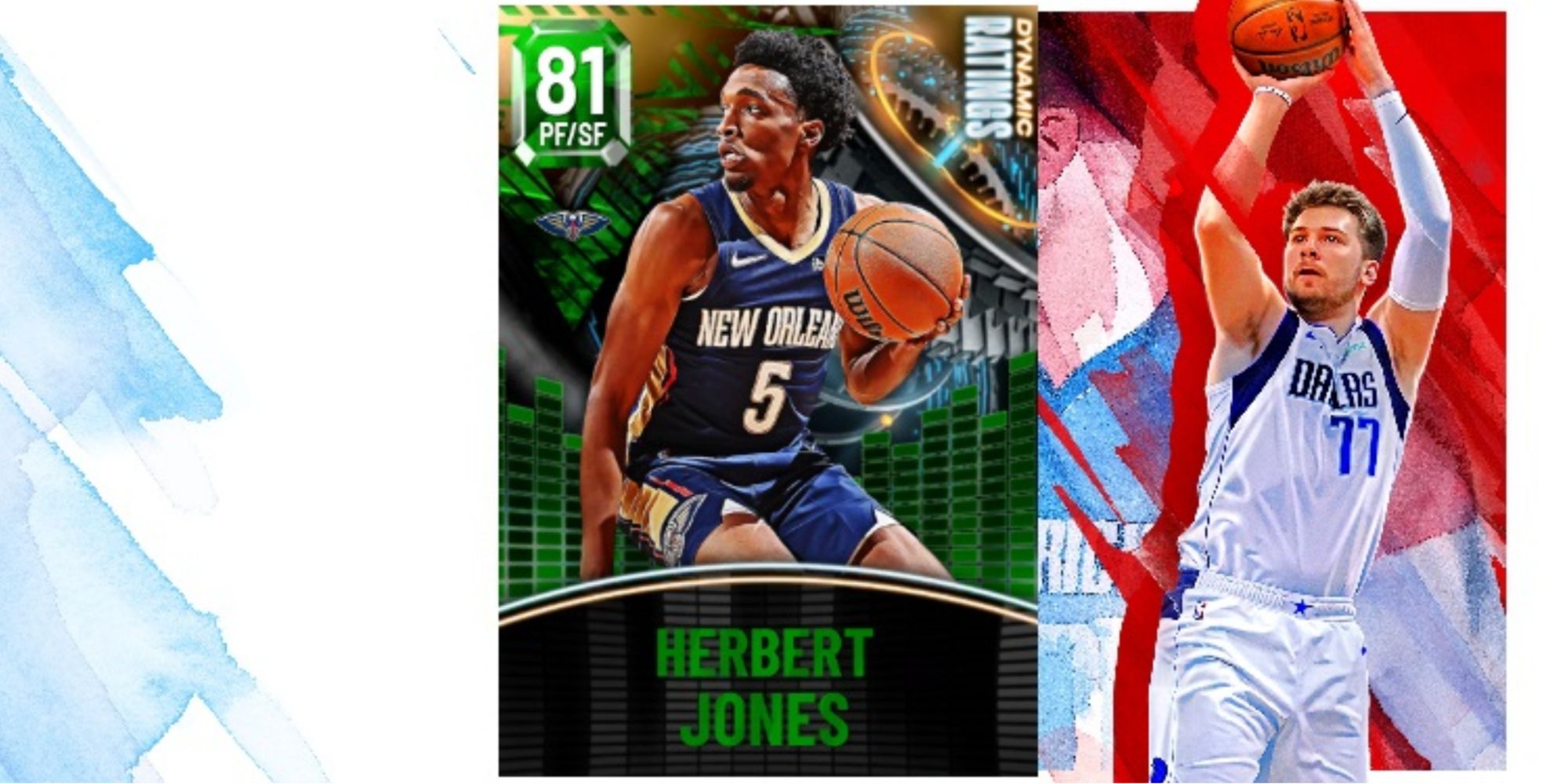 NBA 2K22 Herbert Jones Emerald Player Card