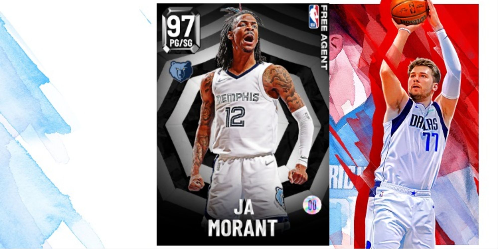 NBA 2K22 Ja Morant Free Agent Card