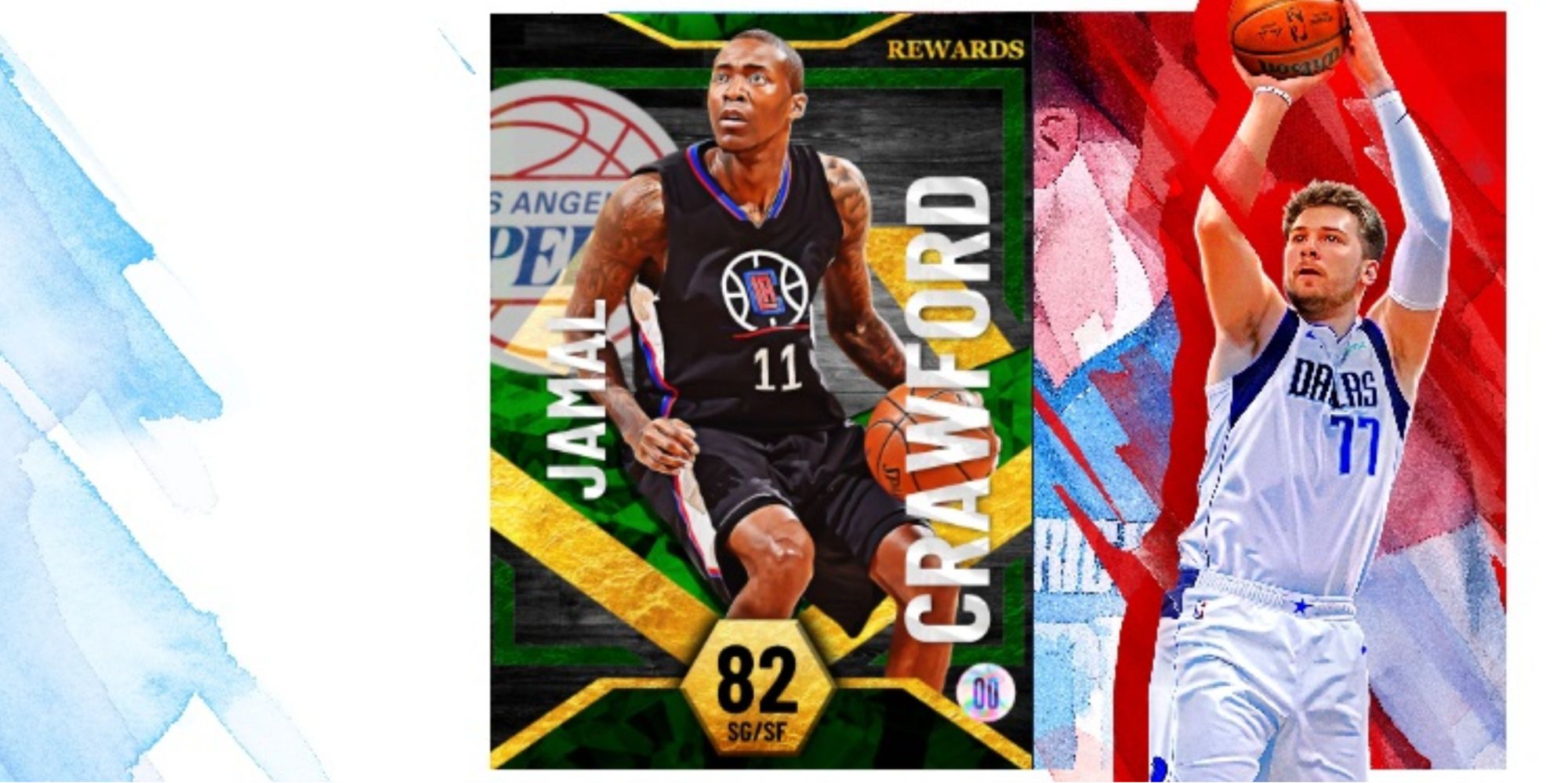 NBA 2K22 Jamal Crawford Emerald Player Card