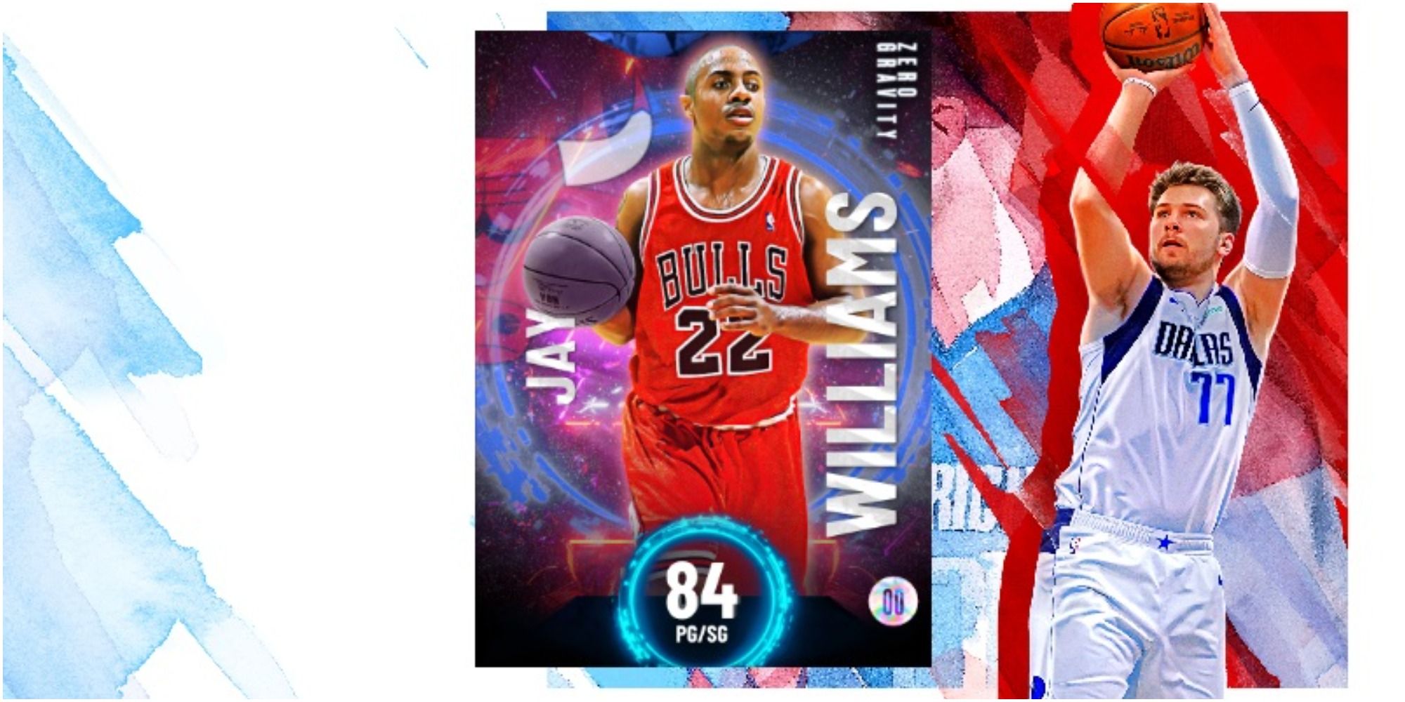 NBA 2K22 Jay Williams Sapphire Card