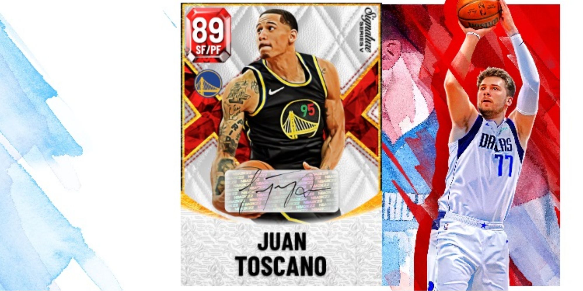 NBA 2K22 Juan Toscano Ruby Player Card