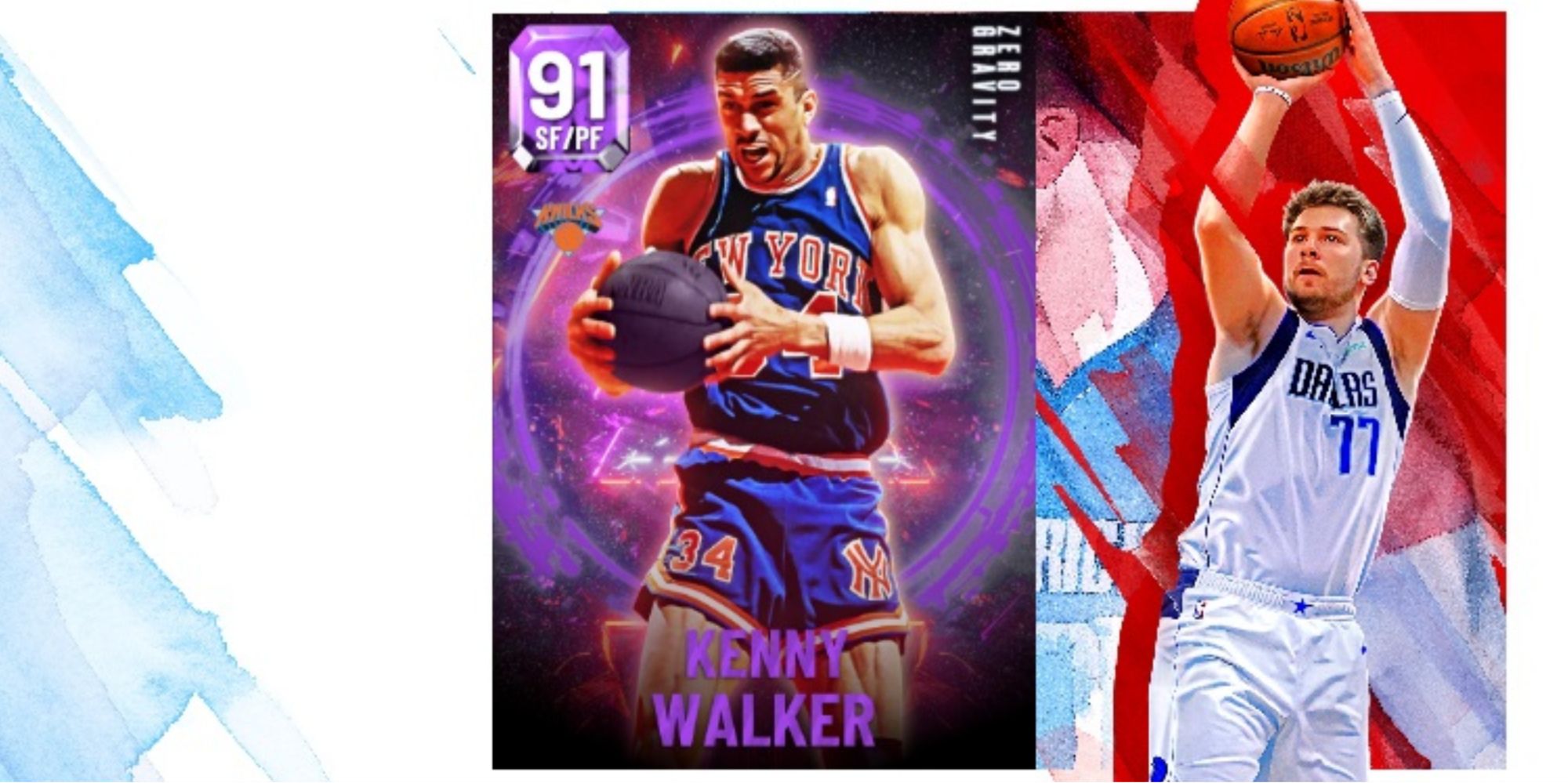 NBA 2K22 Kenny Walker Amethyst Player Card