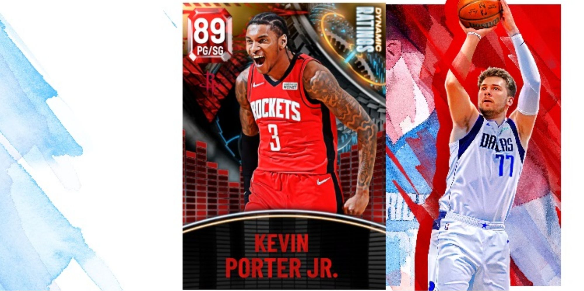 NBA 2K22 Kevin Porter Jr. Ruby Player Card