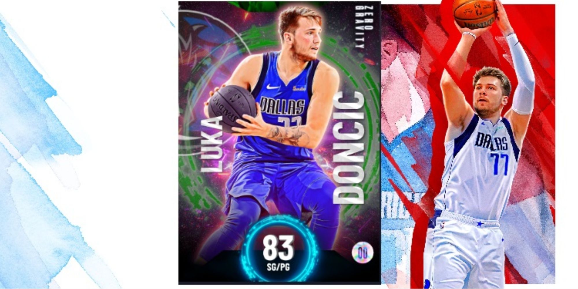 NBA 2K22 Luka Doncic Emerald Player Card