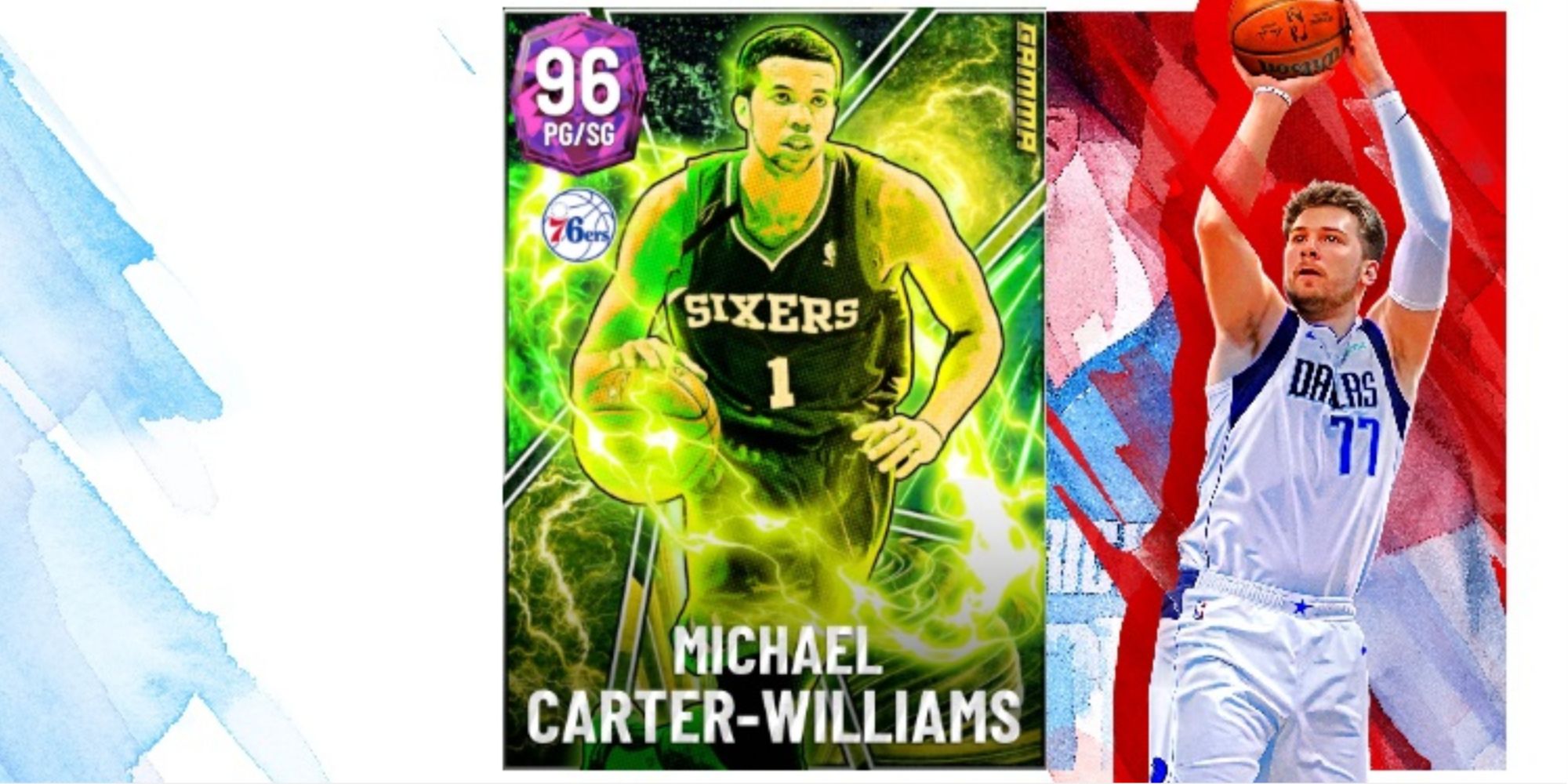 NBA 2K22 Michael Carter-Williams Pink Diamond Player Cards