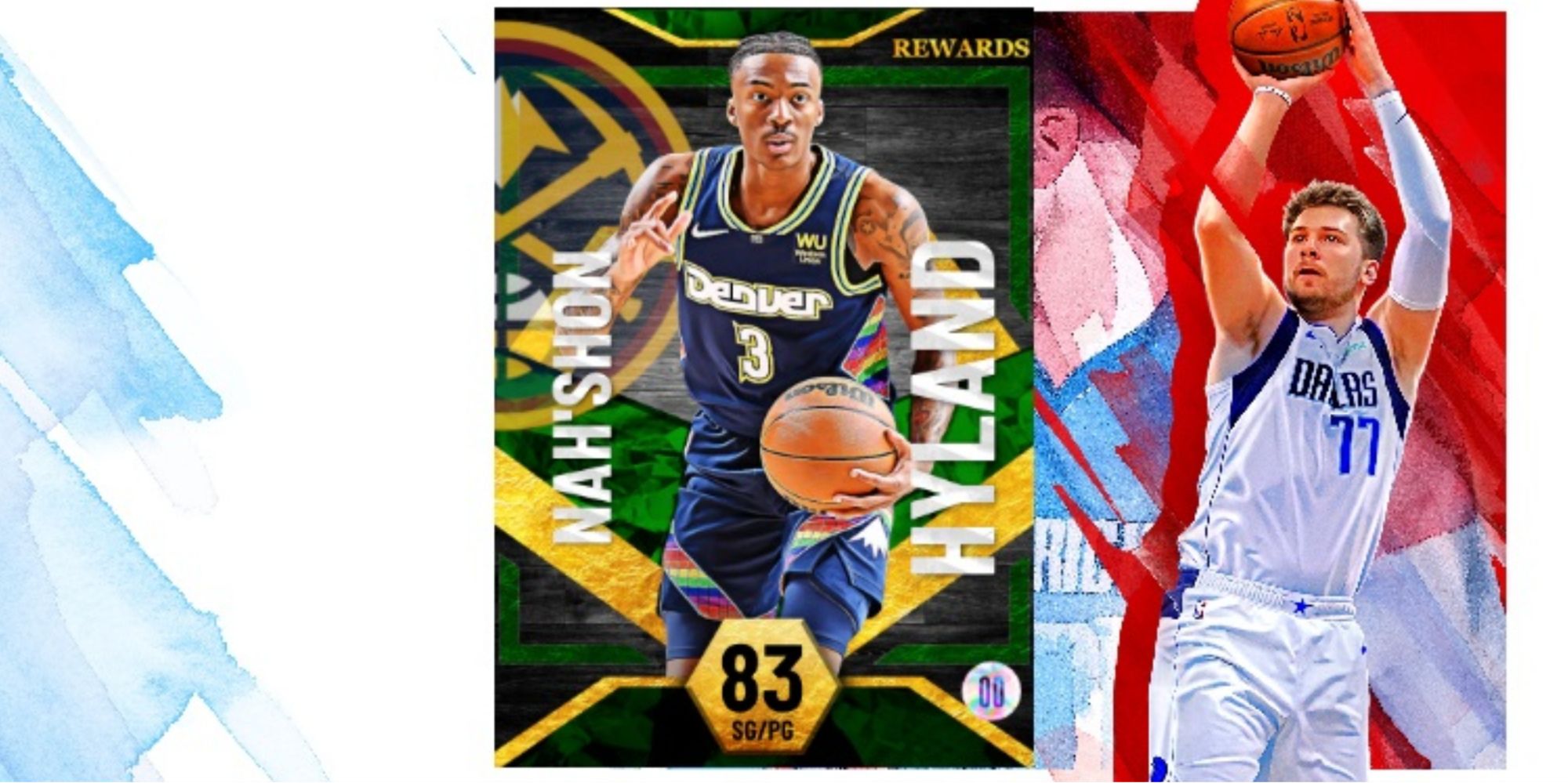 NBA 2K22 Nah'Shon Hyland Emerald Player Card