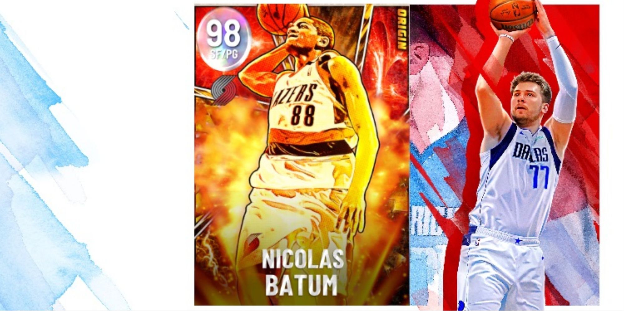 NBA 2K22 Nicolas Batum Galaxy Opal Player Card