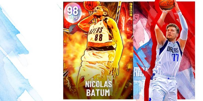 NBA 2K22 Nicolas Batum Galaxy Opal Player Card
