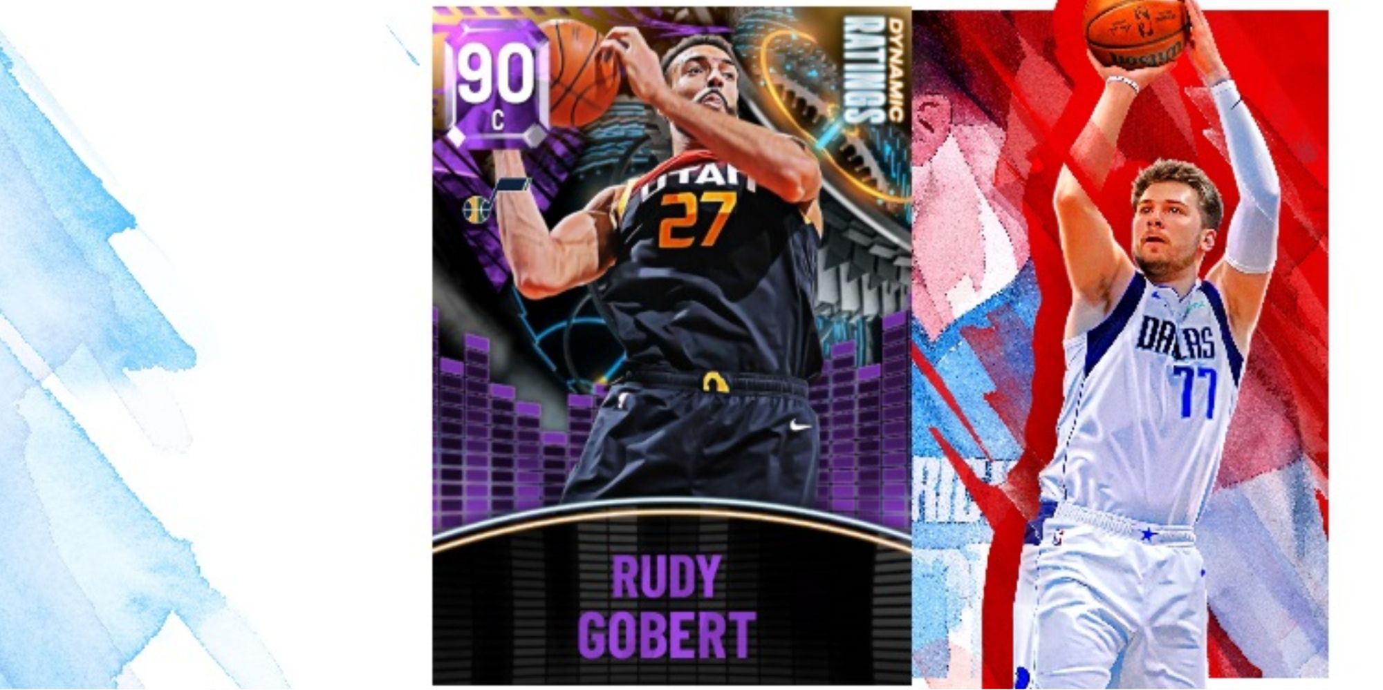 NBA 2K22 Rudy Gobert Amethyst Player Card