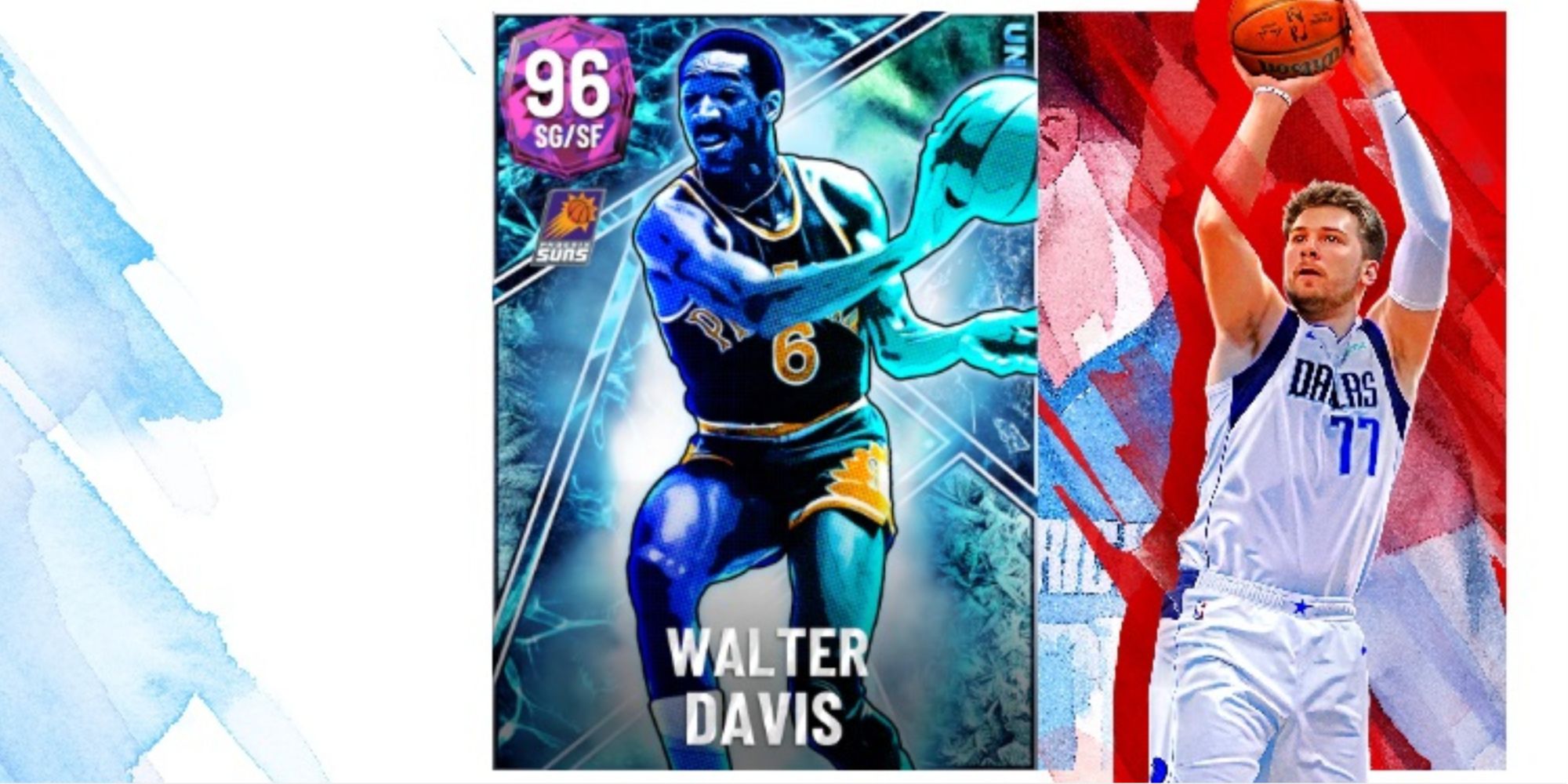 NBA 2K22 Walter Davis Pink Diamond Player Cards