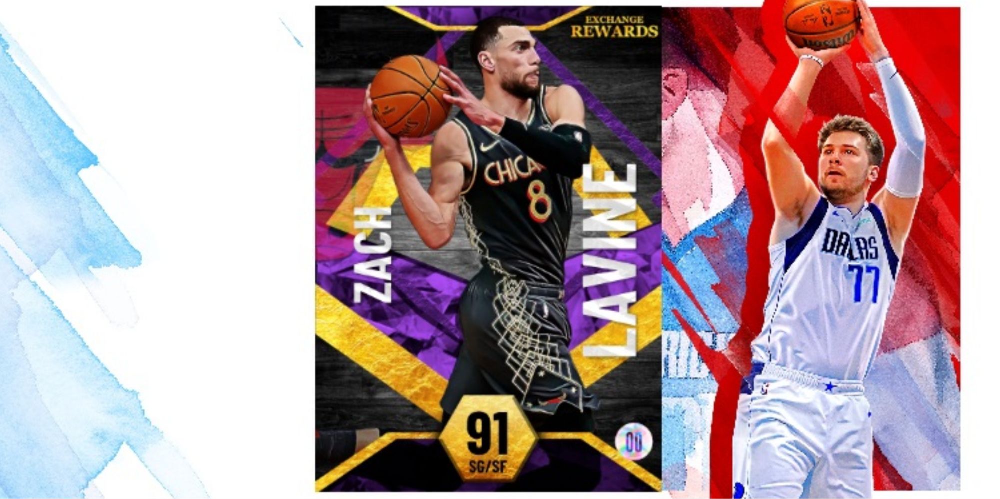 NBA 2K22 Zach LaVine Amethyst Player Card