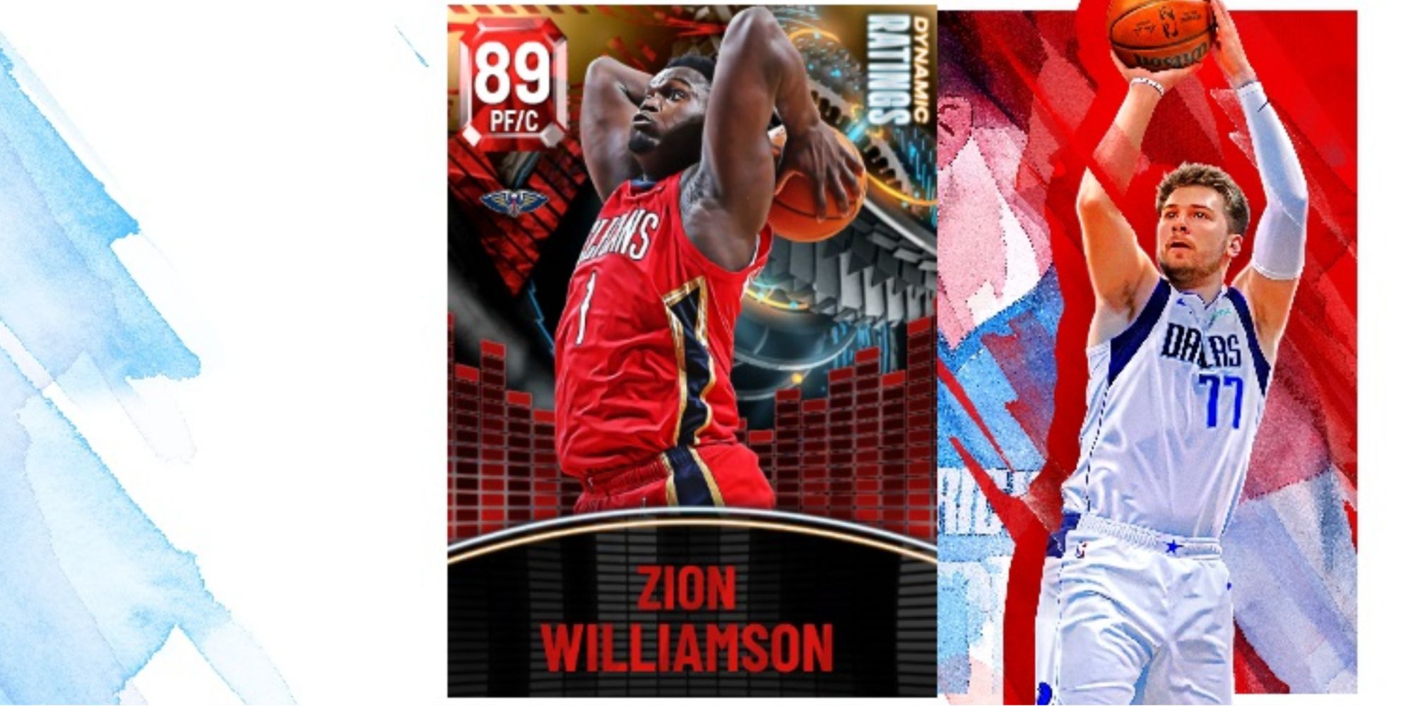 NBA 2K22 Zion Williamson Ruby Player Card